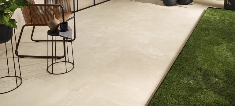 Concrete Effect Wall Tiles ⎪Minoli Boost Ivory Concrete Look Tile