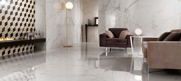 Calacatta Porcelain Tile | Minoli Marvel Calacatta Extra