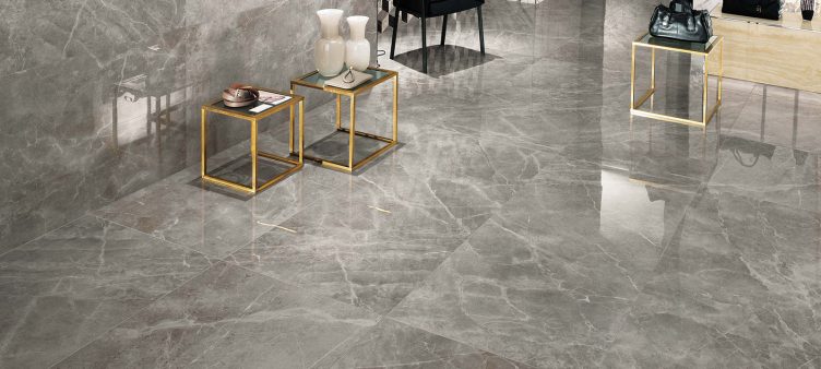 Grey Marble Look Tiles | Minoli Marvel Grey Fleury